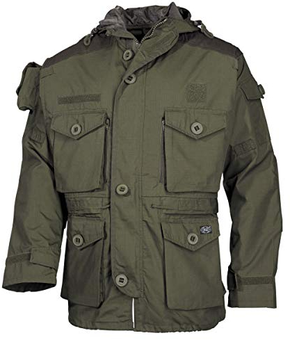 MFH Herren Commando Jacke Smock OD Green Größe XL