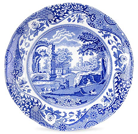 Spode BLI0160 Italian Bread and Butter Plate, Ceramic, Blue, White