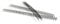 Pavo Premium Drahtbinderücken A4, 9.5 mm, 3:1 Teilung, 100-er Pack, 51-80 Blatt, schwarz