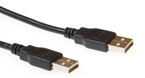 ACT USB 2.0 A-A M/M Black 3.00M