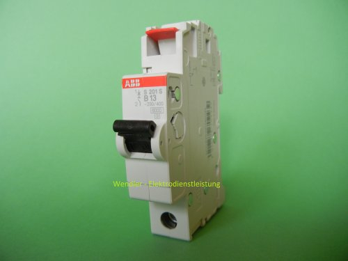 ABB S201s-b13 B-Type 1P Leitungsschutzschalter - Leitungsschutzschalter (230/400, 50/60 Hz, 13 A, 17,5 mm, 69 mm, 88 mm)