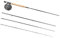Ron Thompson Fliegenset Flylite Combo 270cm Schnurklasse 4/5 -4teilig, Fliegenrute, Fliegenrolle, Fliegenschnur, Angelset zum Fliegenfischen, Fliegenangeln