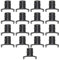 Ernst Manufacturing ERN8442 1/2 Inch Drive Dura-Pro Twist Lock Socket Clips – 15-Pack | Fits on Ernst Rail Socket Organizers | Holds Sockets Securely with Twist-Lock Mechanism | 96 Size Labels Include