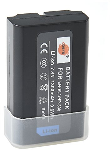 DSTE Spare Battery for Nikon EN-EL1 Cooipix 4300 4500 4800 5400 5700 775 8700 880 885 995 E880 Camera as Konica Minolta NP-800