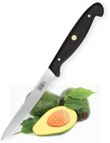 Taylors Eye Witness Professional Series British Made Medium Kitchen Knife - 10cm Cutting Edge with an Ultra Fine, Pointed Blade, Precision Ground from High Carbon Stainless Steel. Made in Sheffield