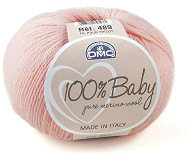 DMC - 100% Baby Wool, ideal ist für Baby-Strickwaren | 50 g, 225 m, 26 Farben