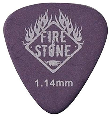 Fire Stone Plektrum/Pick Delrin Tex, 351 Form, angeraute Ausführung, 1,14 mm, violett, 12 Stück