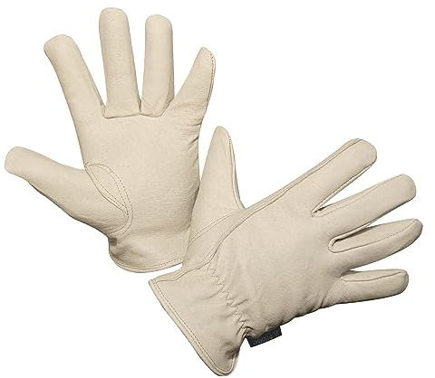 Kerbl 297113 Eco-Rancher Ziegennappaleder Handschuh, Größe 9