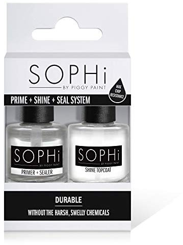 SOPHi Non Toxic Low Odour Cruelty Free Vegan Nail Polish (PRIMESHINE&SEAL)