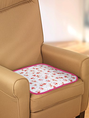 Wenko – Unisex Inkontinenz Sitzbezug wasserdicht bis Feuchtigkeit Floral