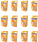 12 Paia Guanti in lattice felpati in cotone MARIGOLD IL RESISTENTE 6,5 piccoli