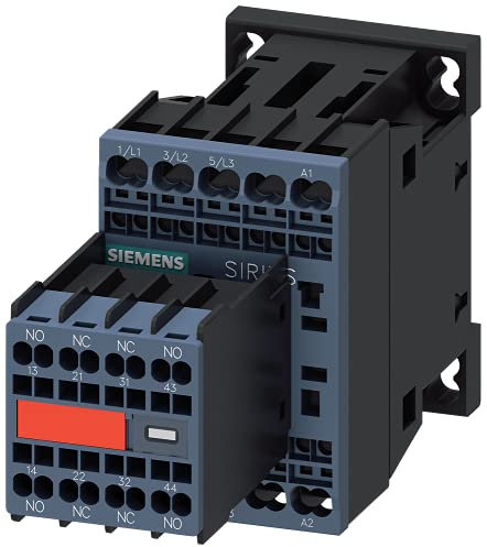 Siemens Schütz AC3 4 kW 400 V 24 V Gleichstrom 2 Na + 2NC Gasdruckfeder
