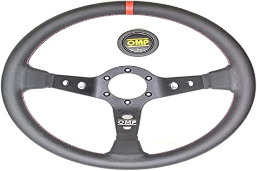 OMP OMPOD/1956/NR Racing-Lenkrad Corsica, Schwarz / Rot, Durchmesser 350 mm