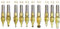 Speedball 10-Pen Nib Assortment Set, Broad Edge Nibs, Triple-Reservoir Design, Calligraphy Ink Pen, Handwriting, Lettering, Fountain, Crow, For Artist Caligraphy Set, Silver