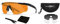 Wiley X│Unisex│Outdoor, Taktische Sonnenbrille│Wrap Around Gestell│Saber Advanced│Schutzbrille│Austauschbare Gläser