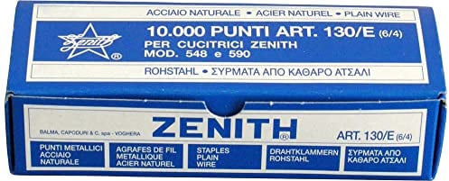 ZENITH Heftklammern 130 E 6 4, aus Stahl, Inhalt 1000 Stück