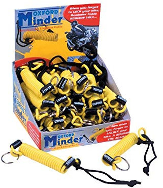 Oxford Minder - Disc Lock Reminder Cable (Yellow)