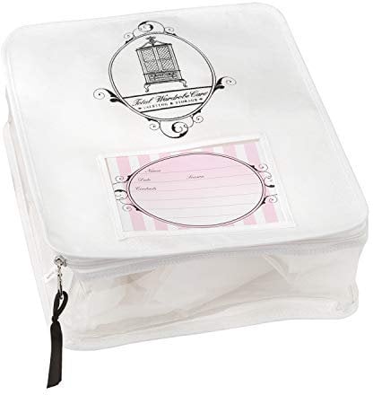 Total Wardrobe Care Knitwear And T-Shirt Storage Bag 35x30x10cm. Breathable, Stackable, Zipped Wardrobe Storage Organiser With Clear Side Panel To Protect Your Clothes From Dust, Moths And Damage
