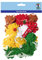 Ursus 20340099 - Filz Stanzteile, Ganzjahr, 150 g/qm, 175 Stanzteile, aus Bastelfilz, selbstklebend, sortiert in 5 Farben
