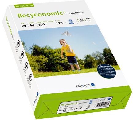 Papyrus Recyconomic Classic Multifunktionspapier DIN A4, 80 g, 2500 Blatt, weiß