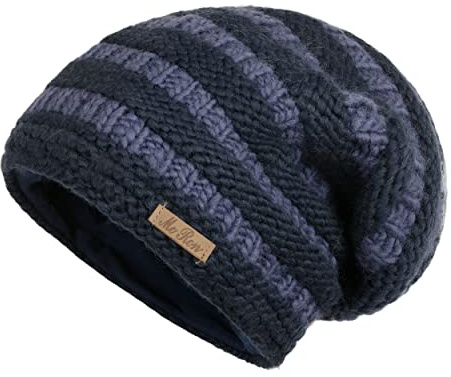 McRon Damen Gefütterte Beanie Wollmütze Modell Hoa