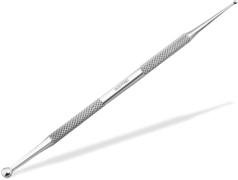 Akupressurstift Akupunkturstab 2/5 mm aus rostfreiem Edelstahl 15 cm | Meridianstift für Massage, Akupunktur und Akupressur als ausbalancierter Massagestift, optimal im Handling