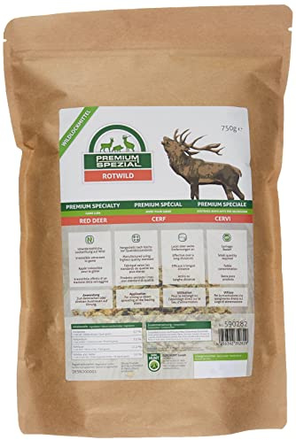 EURO HUNT Wildlockmittel Premium Spezial Rotwild, Lockstoff 750g, geeignet für die Jagd oder Tierbeobachtung