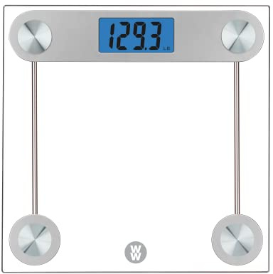 Weight Watchers Scales by Conair Scale for Body Weight, Digital Bathroom Scale in Clear