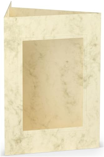 Passepartoutkarte B6 chamois