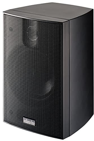 Indiana Line Nano.2N diffusore da scaffale/parete - coppia (nero)
