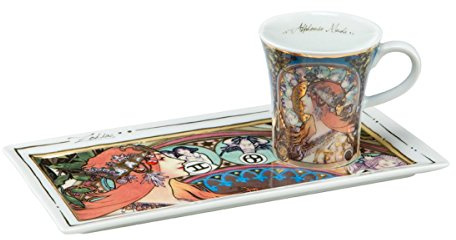 Goebel 66513953 Die Sternzeichen Espresso Set, Porzellan, bunt, 20 x 10 x 7,5 cm