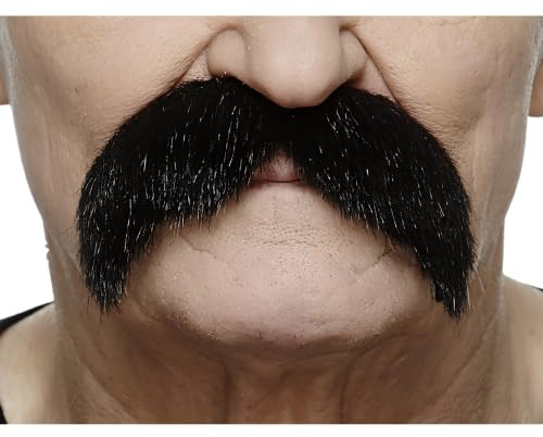 Mustaches Selbstklebender Grandpa's Gefälschter Schnurrbart, Neuheit, Falsche Gesichtsbehaarung, Kostümzubehör für Erwachsene