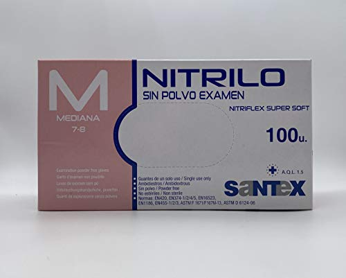 Santex - Guante Nitrilo Azul 100U T-M Gd22