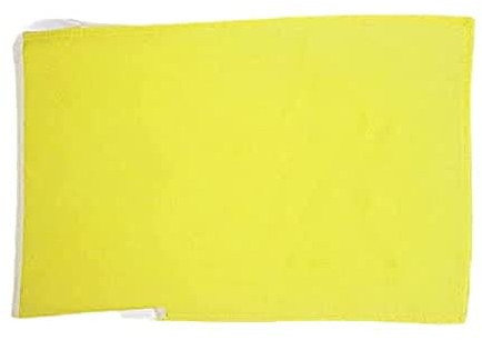 BANDIERA MONOCOLORE GIALLO 45x30cm - BANDIERINA GIALLA 30 x 45 cm cordicelle - AZ FLAG