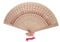 AAF Nommel®, 1 STK Sommer Hand Ornamente Fächer aus Sandelholz mit leichtem Duft, Nr. 088
