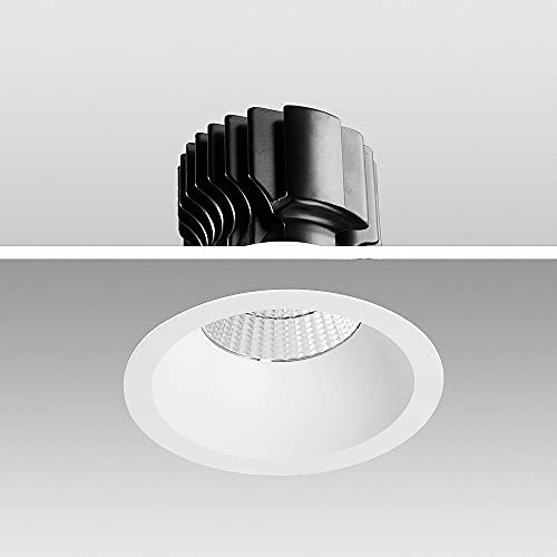 Mextronic Decke High Voltage LED Einbaustrahler Genius 30W 930 Warmweiß S627 Ø 170mm