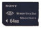 Sony MSH-M64N Memory-Stick Duo 64 MB (ohne Adapter)