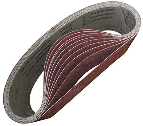 Lot de 10 bandes abrasives 100 x 560 mm P 40