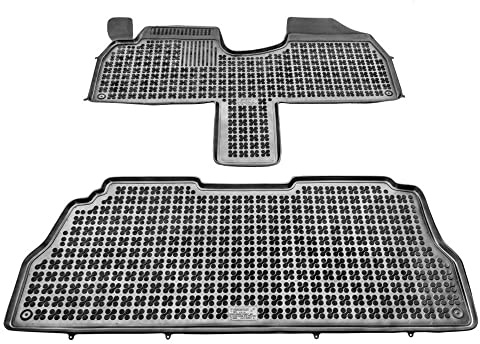 REZAW - PLAST Antirutschmatten Auto fußmatten passt für Citroen Evasion 1994-2003 Kompletter Schutz für Ihr Auto bei Allen Wetterbedingungen mit perfekt passenden Anti rutsch gummimatten