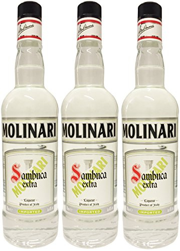 Sambuca MOLINARI Extra Liquore Italiano (3 X 0,7L) - Anis Likör - 40% Vol.