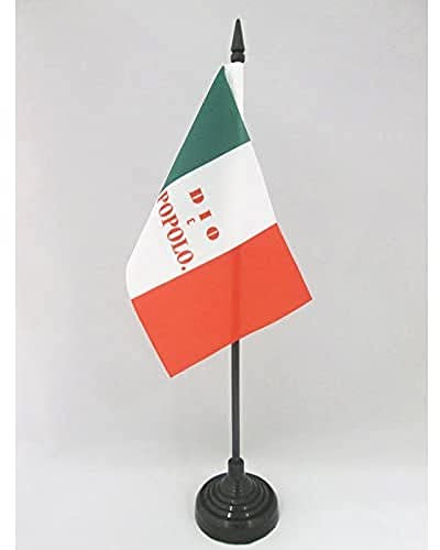 AZ FLAG - Tischflagge Römische Republik 1849-15x10 cm - S.P.Q.R. Tischfahne 10 x 15 cm - Flaggen