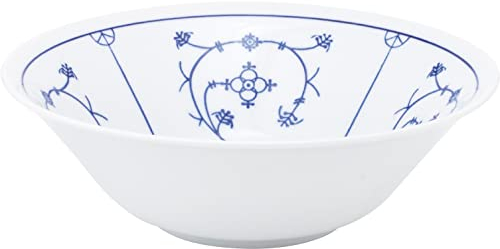 KAHLA 462902A75019H Blau Saks Schüssel 19 cm | Salatschale mit Strohmuster aus Porzellan