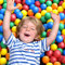 Infantastic® Babybälle für Bällebad - Setwahl: von 100 bis 2000 Stück, Ø 5.5cm, BPA frei, Rot, Blau, Gelb, Grün und Orange - Bälle, Kinderbälle, Plastikbälle, Spielbälle, Bällepool