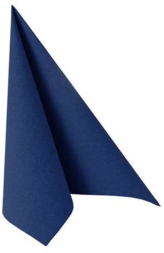 Premium Servietten ROYAL Collection 1/4-Falz 40 cm x 40 cm dunkelblau für Hochzeitsfeier. Menge: 100 St