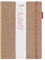transotype senseBook RED RUBBER Design Notizbuch, large - ca. A4, blanko, weitere Varianten auswählbar, mit rotem Gummiband, edles Rinderleder
