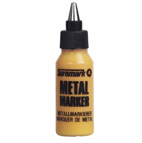 SureMark Metal Marker | Yellow | Single | Ballpoint Paint Marker
