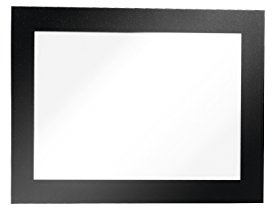 Durable Info-Rahmen Duraframe Magnetic (A6, Magnetrahmen für metallische Oberflächen) 5 Stück, schwarz, 494801