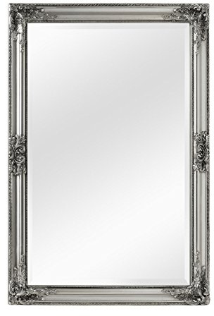 Premier Housewares Rustic Vintage Wall Mirror - Silver