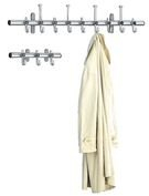 kerkmann 6870 Wandgarderobe Arte, 9 Haken, Silber