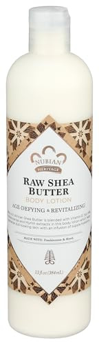 NUBIAN HERITAGE Raw Shea Butter Body Lotion, 13 FZ